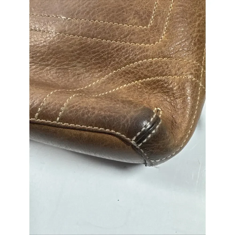Coach Brown Leather F06S 10398 Crossbody Shoulder Bag